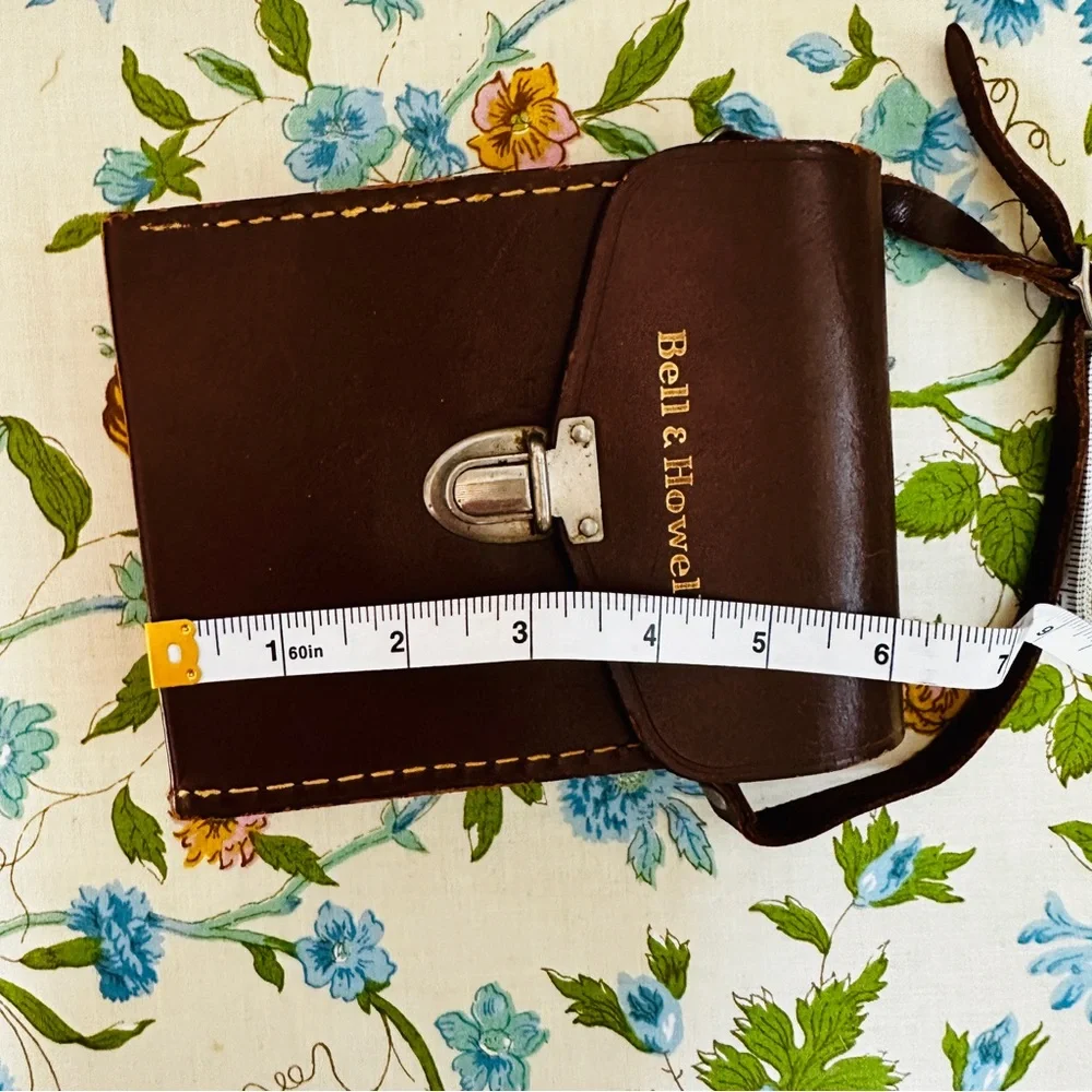 Bell & Howell Leather Camera Bag